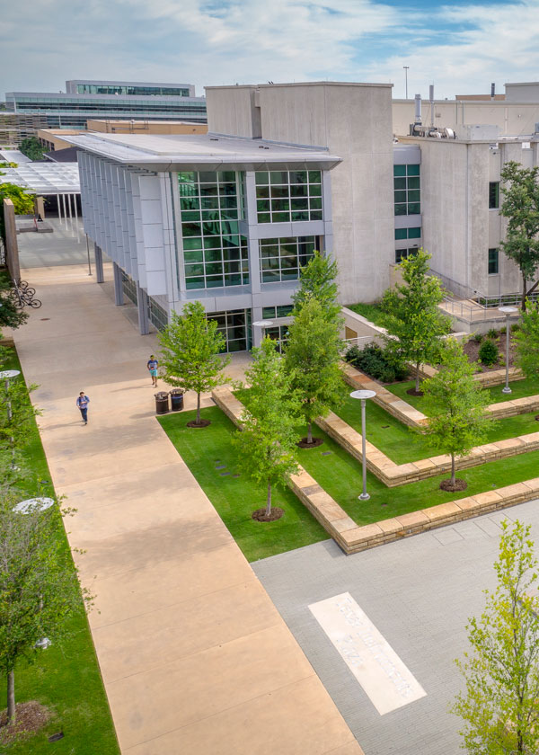 TI Plaza on the UT Dallas Campus