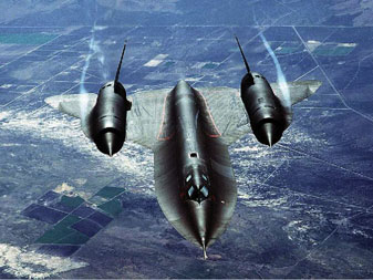 Lockheed SR-71 spy plane known as the Blackbird