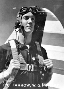 Above is a U.S. Army photograph of William Farrow as a cadet at Kelly Air Force Base in San Antonio in 1941 (James H. “Jimmy” Doolittle Archive, UT Dallas)