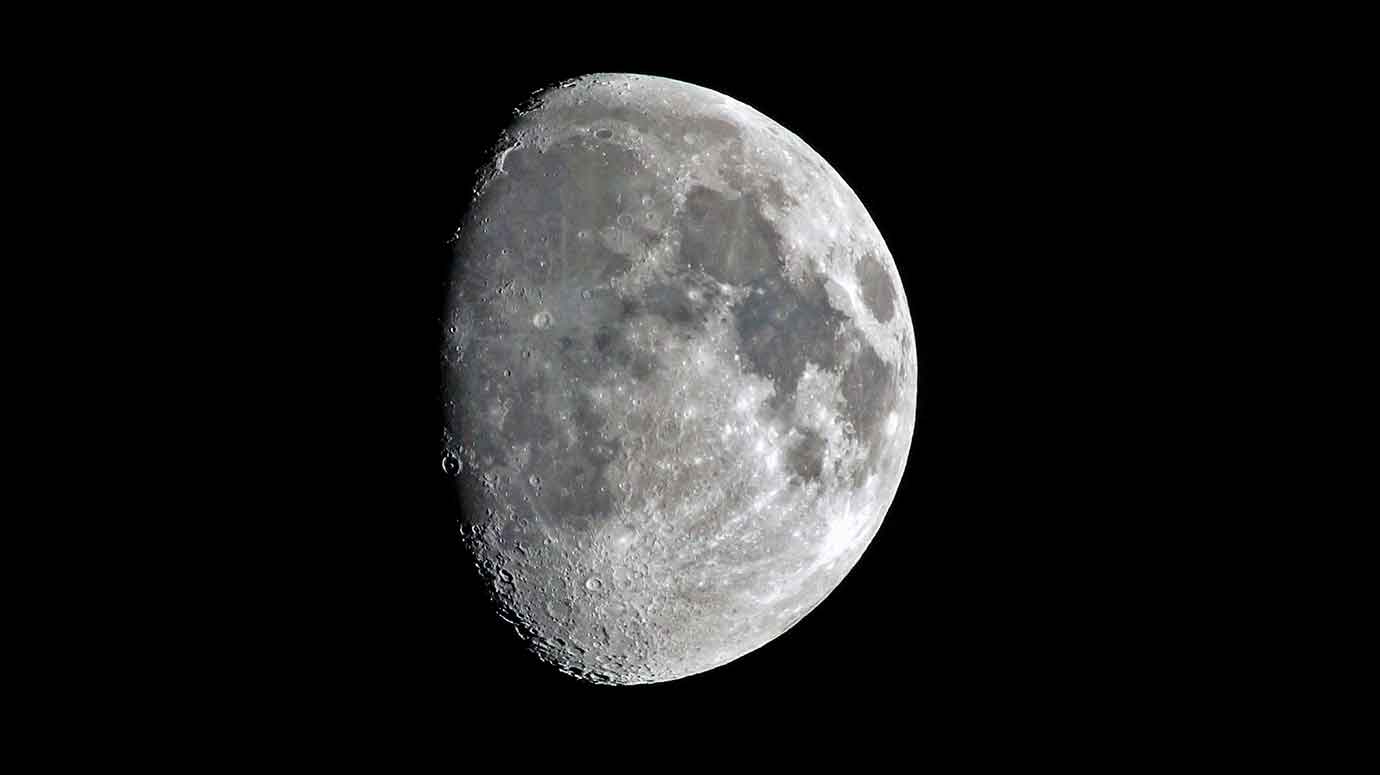 Waxing Gibbous Moon (2016), Dallas, Texas