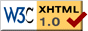 Validate XHTML 1.0